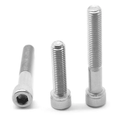 1/4 inch-28 x 1 1/8 inch Fine Thread Socket Head Cap Screw Stainless Steel 18-8 Pk 100
