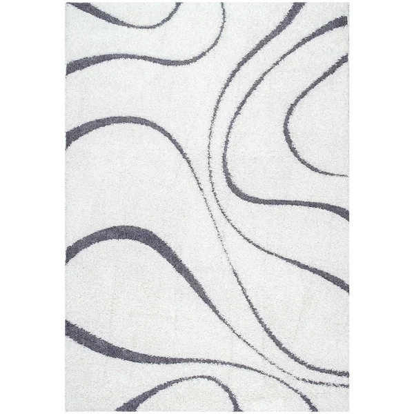 nuLOOM Caroyln Area Rug, Size: 5& 3 inch x 7& 6 inch, Beige