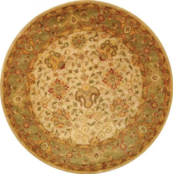 Safavieh Antiquity AT21F Ivory Rug 7&6x22 x 9&6x22 Oval