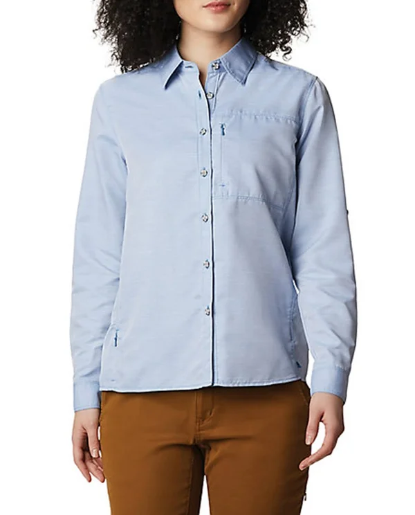 Mountain Hardwear Canyon Long Sleeve Shirt Women's - Deep Lake, Medium