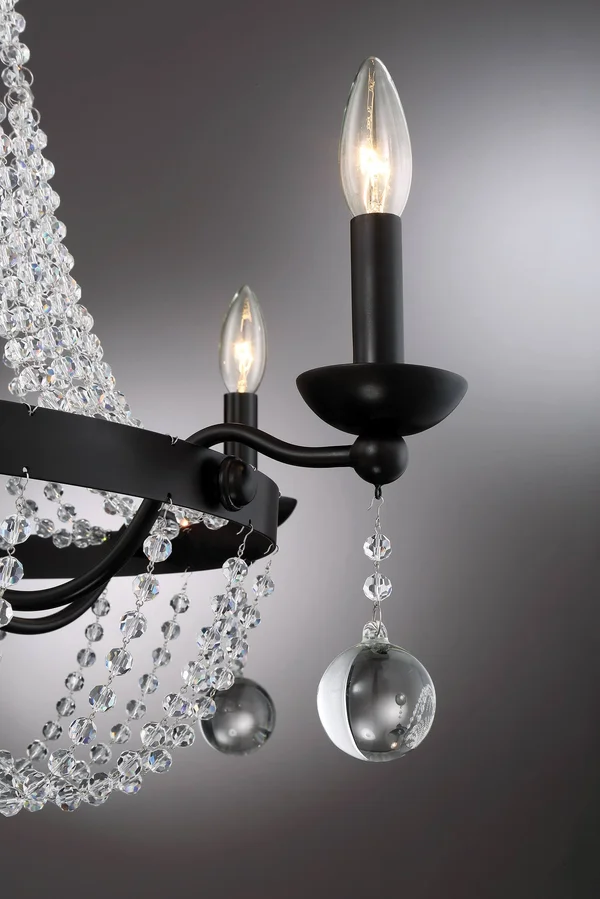 Quoizel Livery 4 Light Chandelier, Western Bronze - LVY5004WT