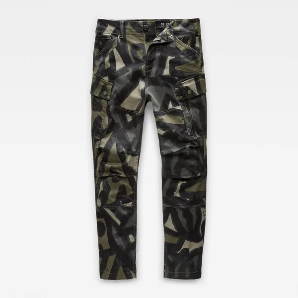G-Star Raw Men Roxic Straight Tapered Cargo Pants Multi Color Size 32-34