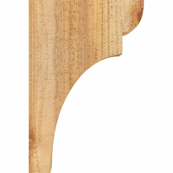 6x22W x 6x22D x 14x22H Yorktown Rough Sawn Corbel, Western Red Cedar