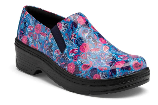 Klogs Women's Naples Clog Blooming Paisley Patent 9