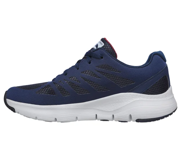 Skechers Arch Fit - Charge Back Navy, Red - Size 7.5