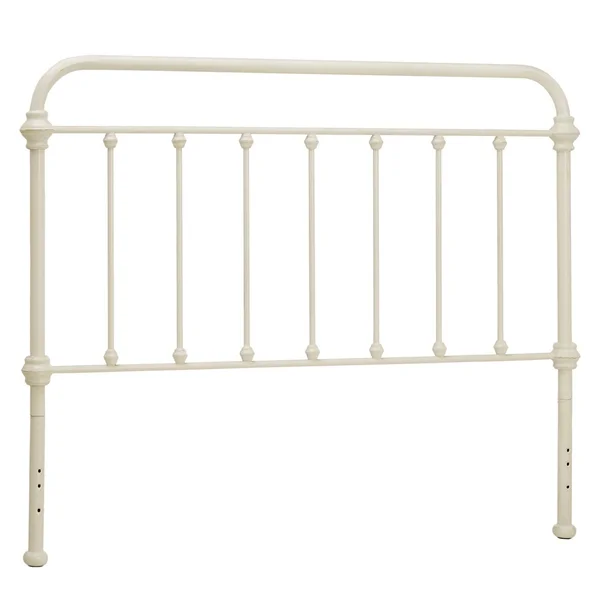 Inspire Q Giselle Antique Graceful Victorian Metal adboard by Classic - Size: King, White