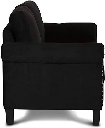 Alani Black Loveseat