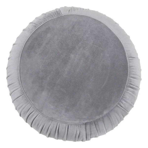 TOV Furniture Tulip Cream Velvet Ottoman
