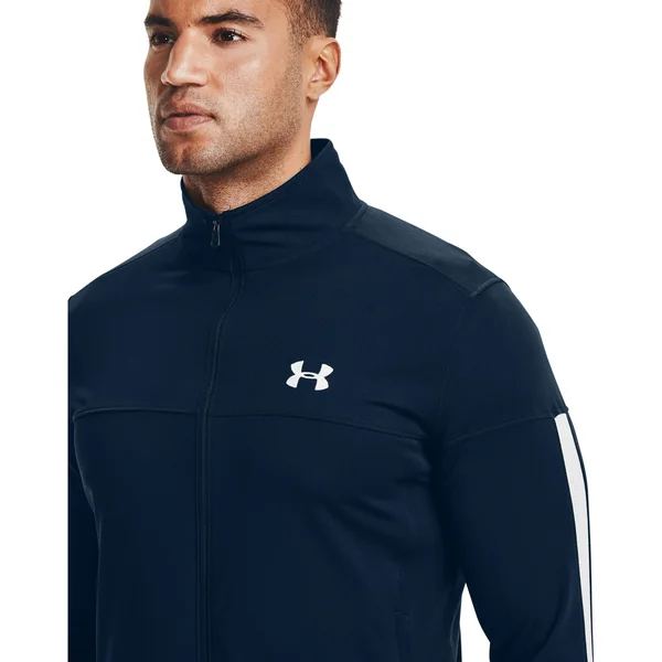 Under Armour Sportstyle Pique Trck Jacket Navy Academy White