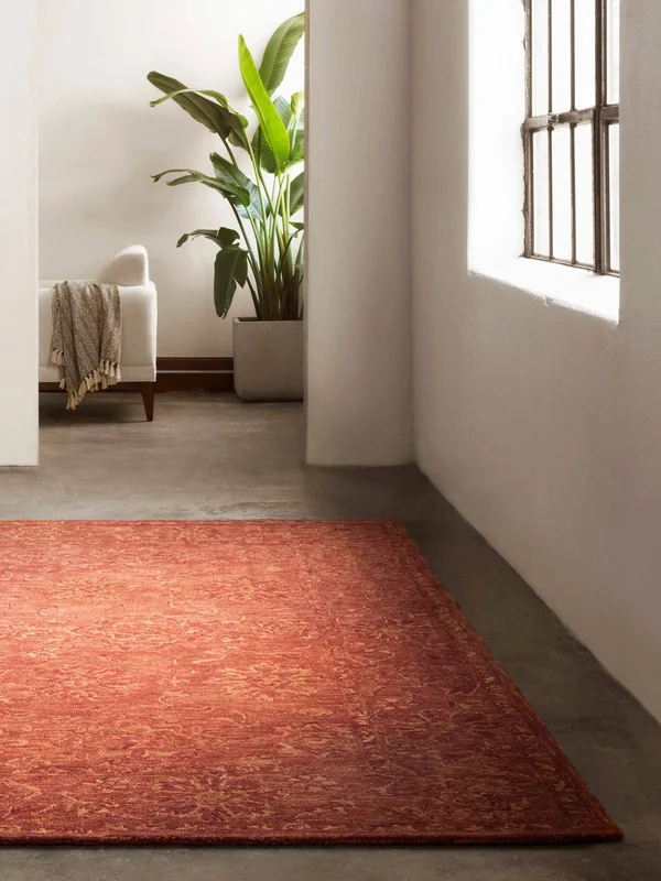 Hawthorne HV-04 5& x 7&6x22 Rust Area Rug
