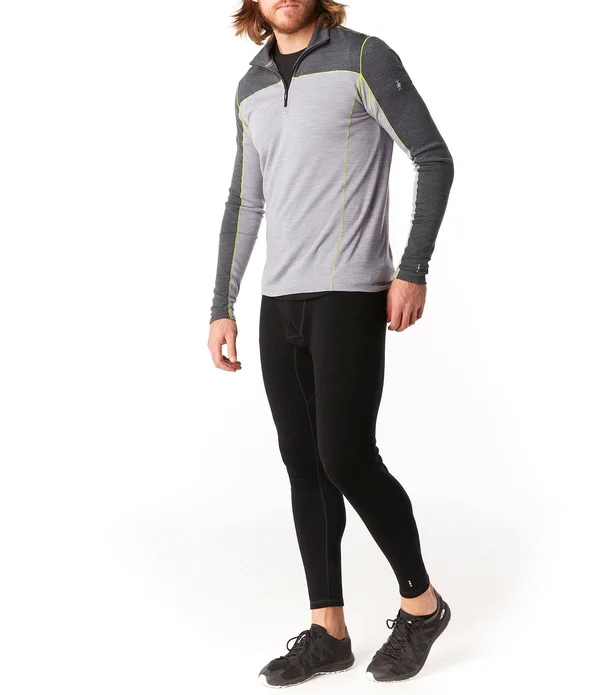 Smartwool Men's Merino Sport 250 Long Sleeve 1/4 Zip - Black - M