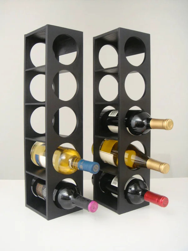 Proman Products Rutherford Wine Rack- Black - WX16562