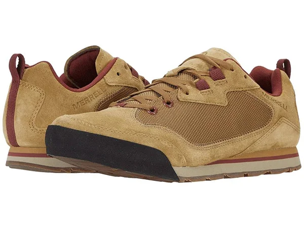 Merrell Men's Burnt Rock Travel Suede - Size: 12, Butternut