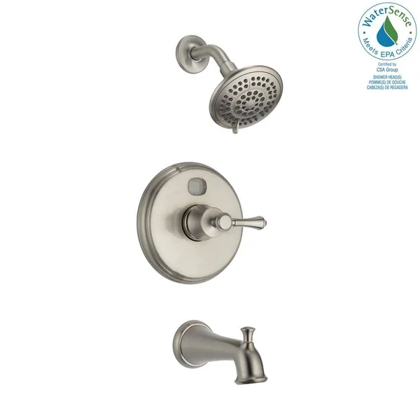 Delta Faucet 144984-SST2O MultiChoice 14 Series Temp2O Tub and Shower, Stainless