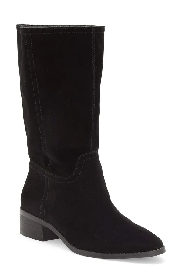 Lucky Brand Women's Lefara Mid Calf Boot - Black