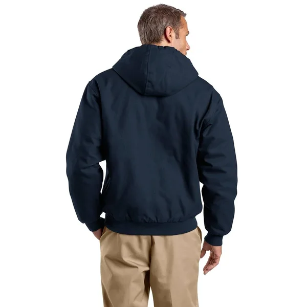 Cornerstone J763H Duck Cloth Hooded Work Jacket - Navy - 3XL