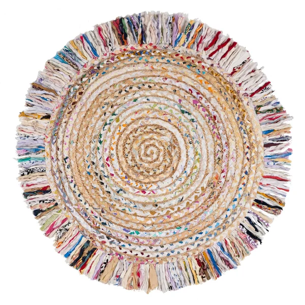 Safavieh Cape Cod CAP206A Area Rug Ivory, Red 5& x 5& Round