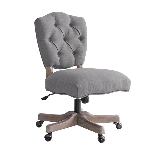 Linon Kelsey Office Chair, Gray