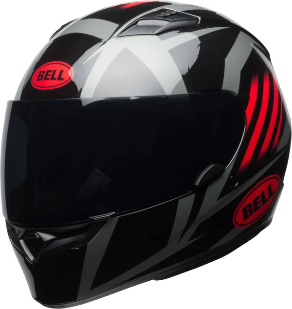 Bell Qualifier Blaze Helmet - Black/Red/Titanium - 2XL