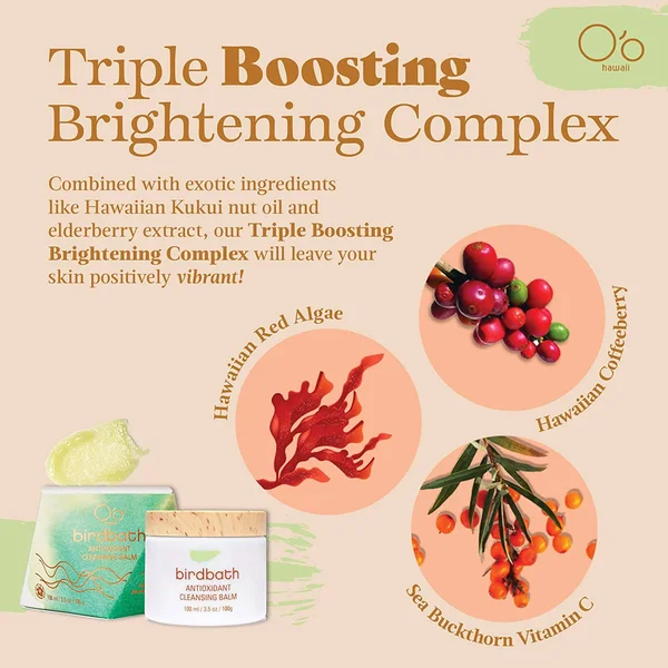 O&o Hawaii Birdbath Antioxidant Cleansing Balm