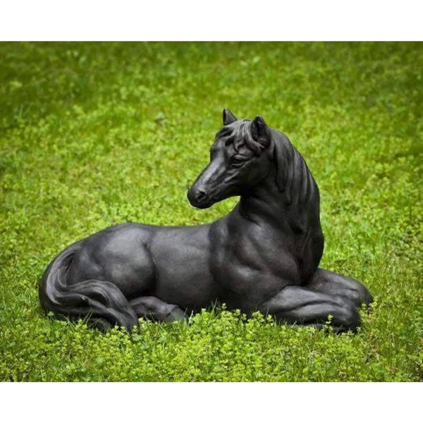 Campania International Charlotte's Choice Horse Garden Statue - Nero Nuovo