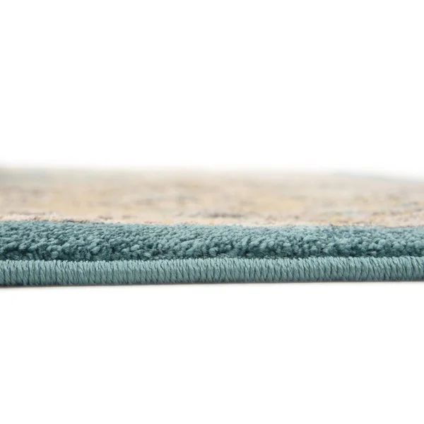 Unique Loom Amal Aurora Area Rug - 8& x 10& Teal