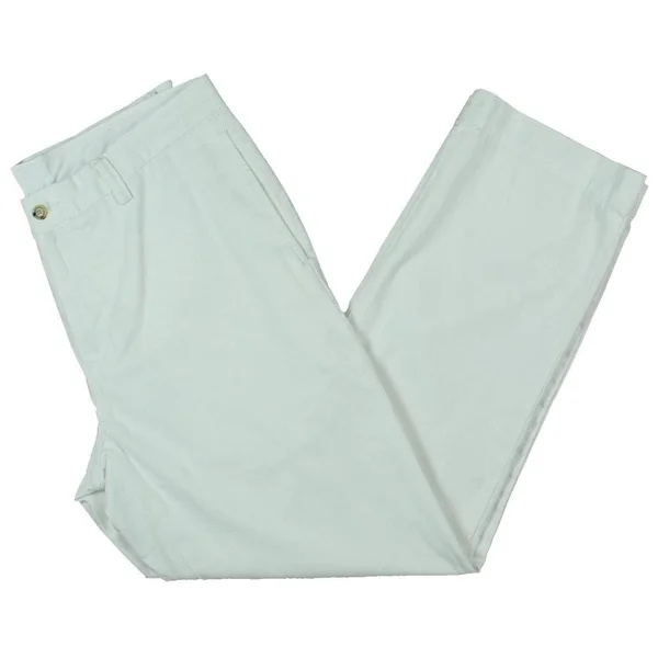 Polo Ralph Lauren Mens Classic Fit Flat Front Chino Pants White