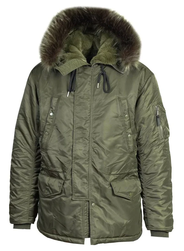 Schott NYC 9838 Men's N3B Parka - Olive Size 4XL