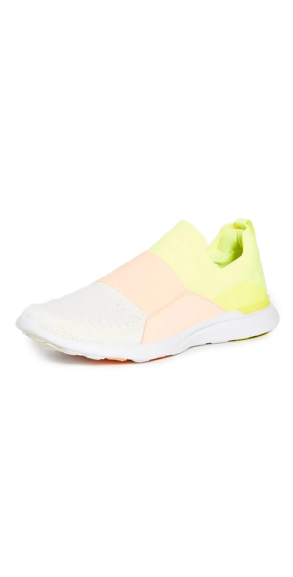 Women's APL Techloom Bliss Knit Running Shoe - Size 8 B - Yellow
