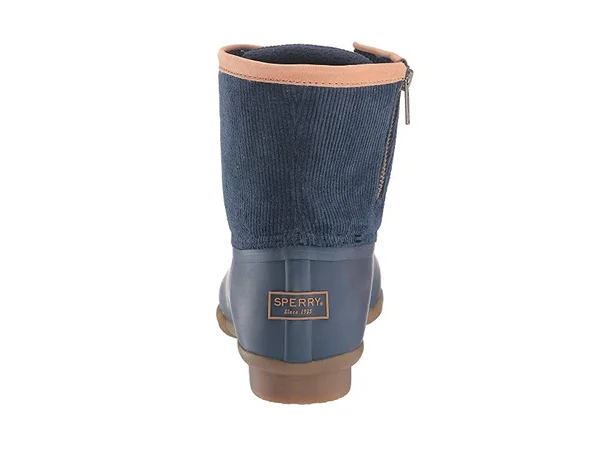 Sperry Women's Saltwater Tassel Corduroy Duck Boots - Navy 9.5M
