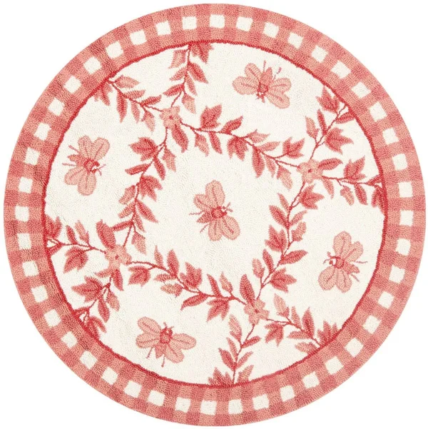 Safavieh Chelsea HK55C 8&9x22 x 11&9x22 Ivory - Rose Area Rug