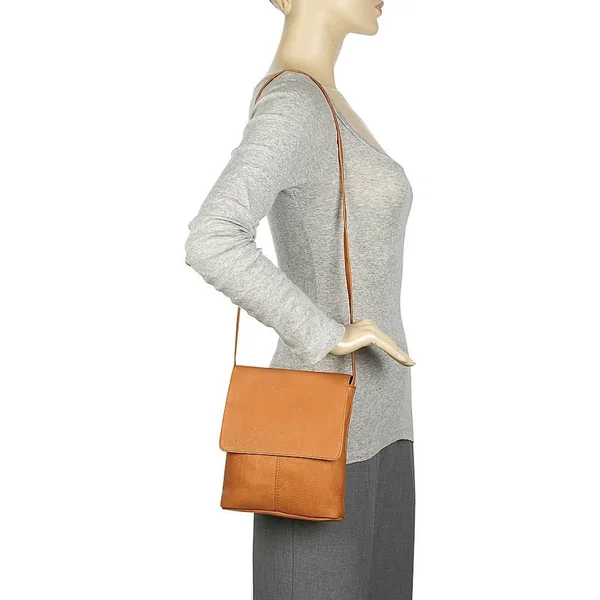 Le Donne Leather Flap Over Mini, 8 inches x 2 inches x 8 inches