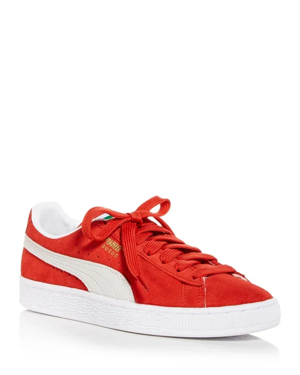 Puma Womens Suede Classic - Shoes High Risk Red/White Size 09.5