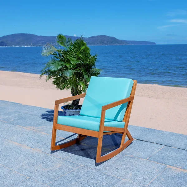 Safavieh PAT7013N Vernon Rocking Chair Natural & Green