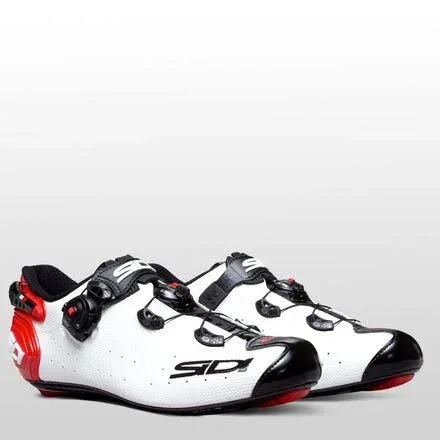 Sidi Wire 2 Carbon Cycling Shoe - White/Black/Red - 44.5