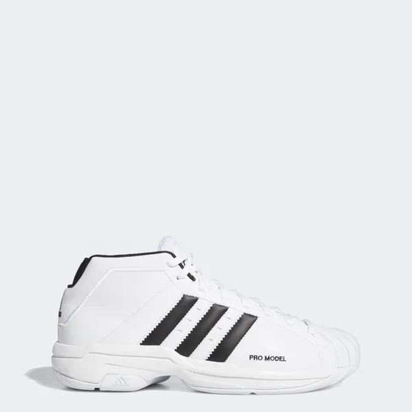 Adidas Pro Model 2g Basketball Shoes - Men's, White