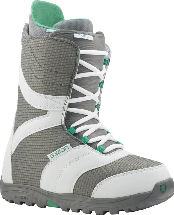 Coco - 6.5, White/Grey/Teal