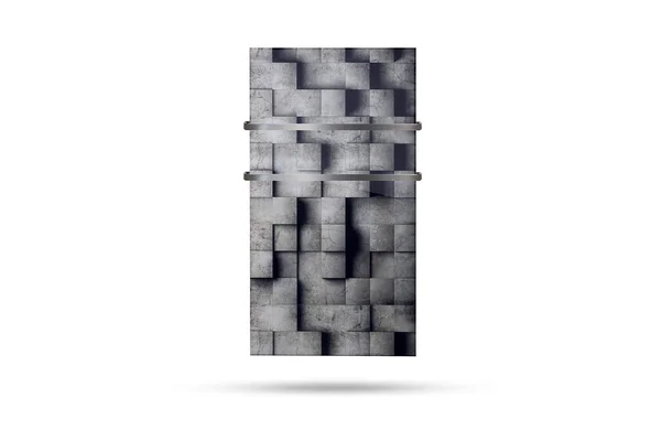 Heat Storm Wall-Mounted Glass Radiant Heater - 16x22 x 48x22-Gray Square