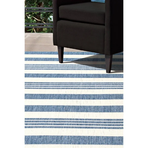 nuLOOM Outdoor Robin Area Rug - Blue, 10x14 ft