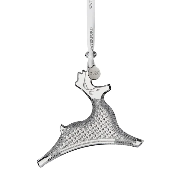 Waterford Crystal 2020 Dancing Reindeer Ornament