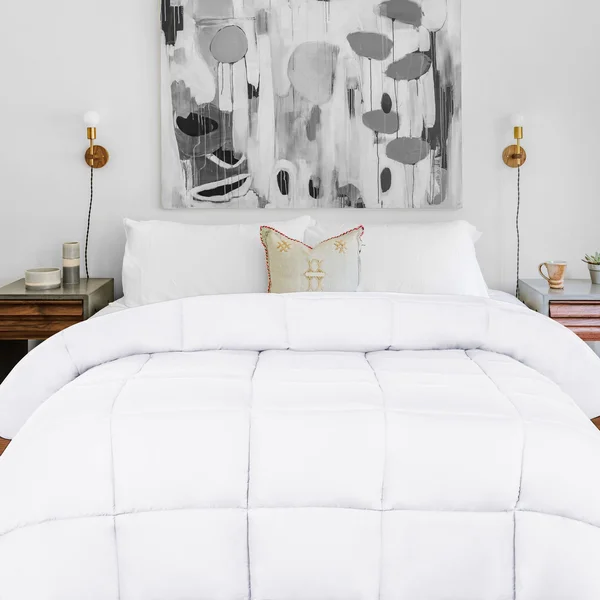 All Season Down Alternative King Comforter White