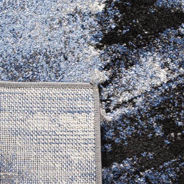Safavieh Spirit 5&3x22 x 7&6x22 Rug in Blue and Charcoal