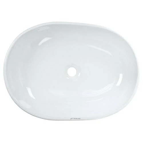 Nameeks CA4916 Caracalla 16-5/11x22 Ceramic Vessel Bathroom Sink White