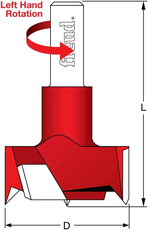 Freud CB22070L 22mm Carbide Tip Cylinder Hinge Boring Bits