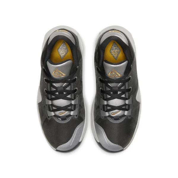 Nike Freak 1 Smoke Grey Grade School Kids& Basketball Shoes - Silver/Gold, Size: 4.5