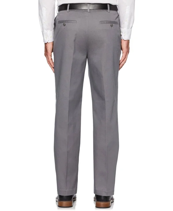 Savane Men's Flat Front Stretch Ultimate Performance Chino