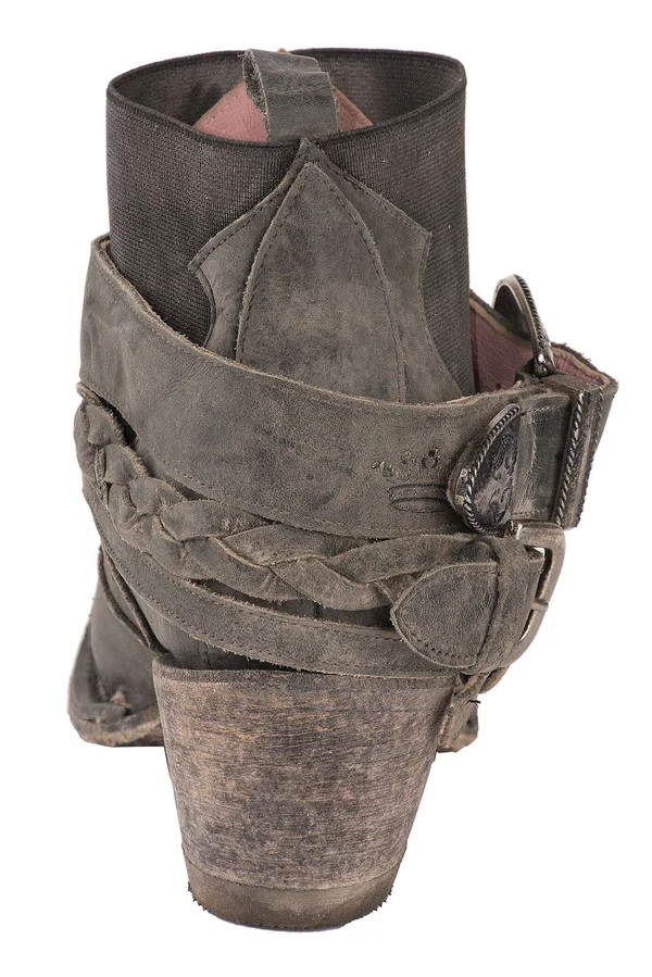Women's Lane Boots x Junk Gypsy Hwy 237 Bootie - 8.5 M, Black Leather