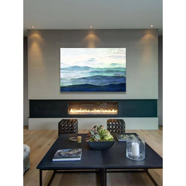 Parvez Michel 12 in. H x 18 in. W Mountain Tops by Parvez Taj Printed Canvas Wall Art, Multi-Colored