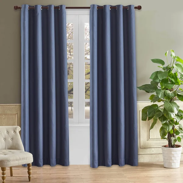 Lyndale Odyssey Room Darkening Curtain - Blue Indigo - 130