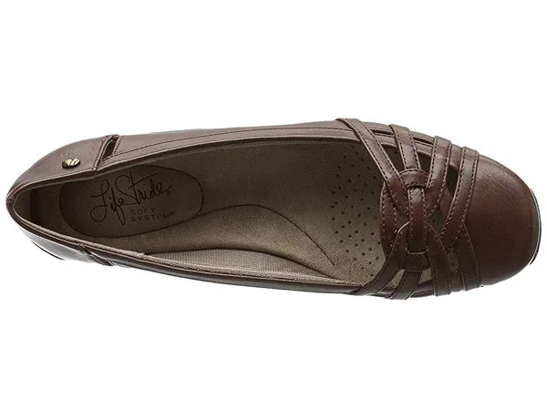 LifeStride Diverse Women's Flats - Dark Tan - 9.5 Wide
